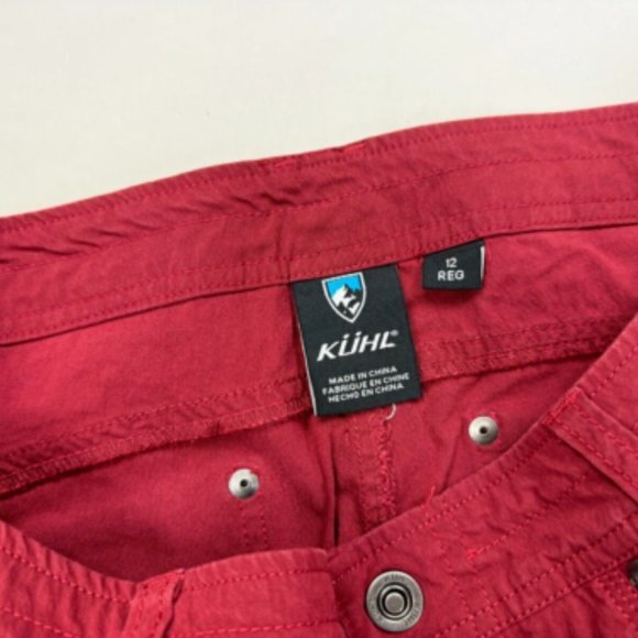 Kuhl Free Range Straight‎ Leg Cargo Utility Pants Women 12 EUC Pockets Stretch - Picture 10 of 16